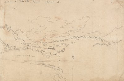 Entrance Into the Tirol, June 4 by John Robert Cozens